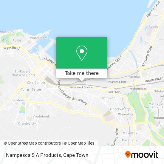 Nampesca S A Products map