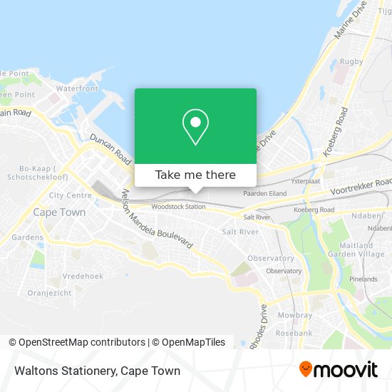 Waltons Stationery map