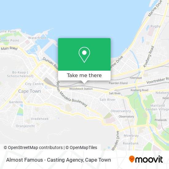 Almost Famous - Casting Agency map