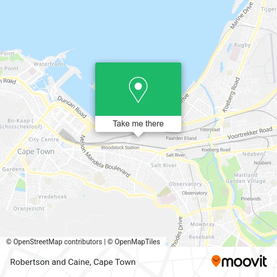 Robertson and Caine map