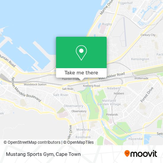 Mustang Sports Gym map