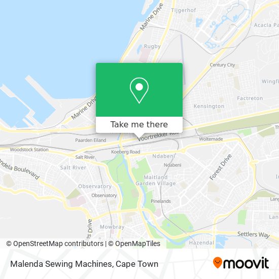 Malenda Sewing Machines map
