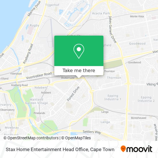 Stax Home Entertainment Head Office map