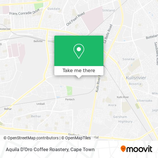 Aquila D’Oro Coffee Roastery map