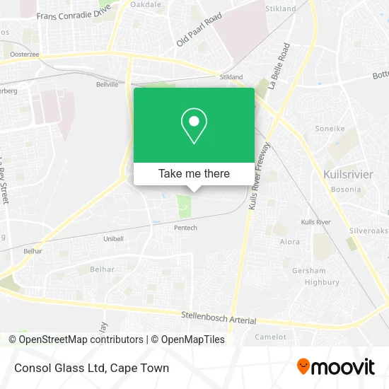 Consol Glass Ltd map