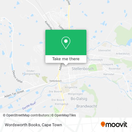 Wordsworth Books map