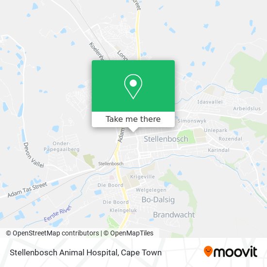 Stellenbosch Animal Hospital map