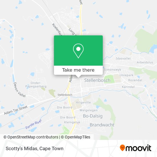 Scotty's Midas map