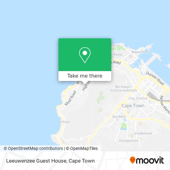 Leeuwenzee Guest House map