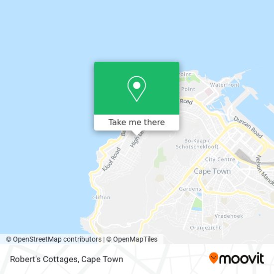 Robert's Cottages map