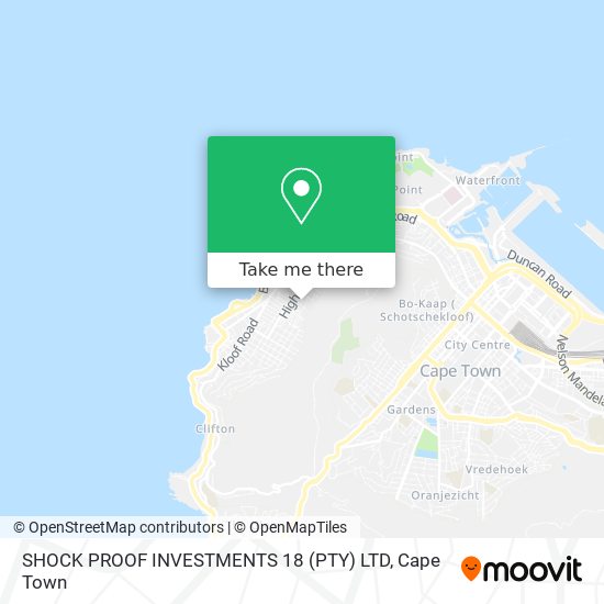 SHOCK PROOF INVESTMENTS 18 (PTY) LTD map