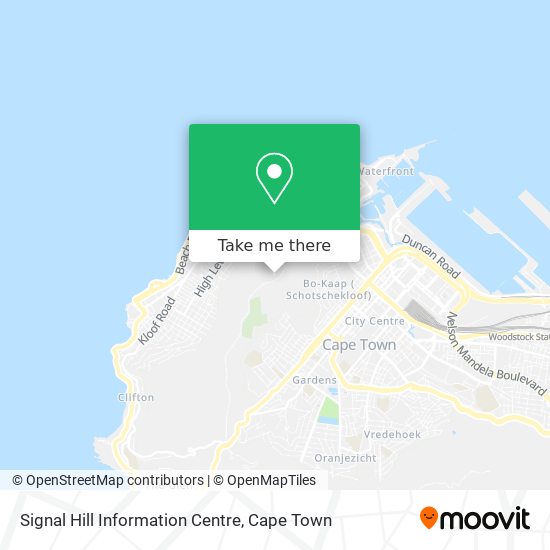 Signal Hill Information Centre map