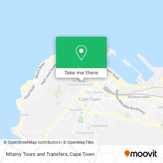 Mtamy Tours and Transfers map
