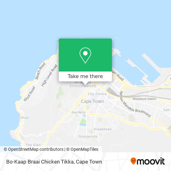 Bo-Kaap Braai Chicken Tikka map