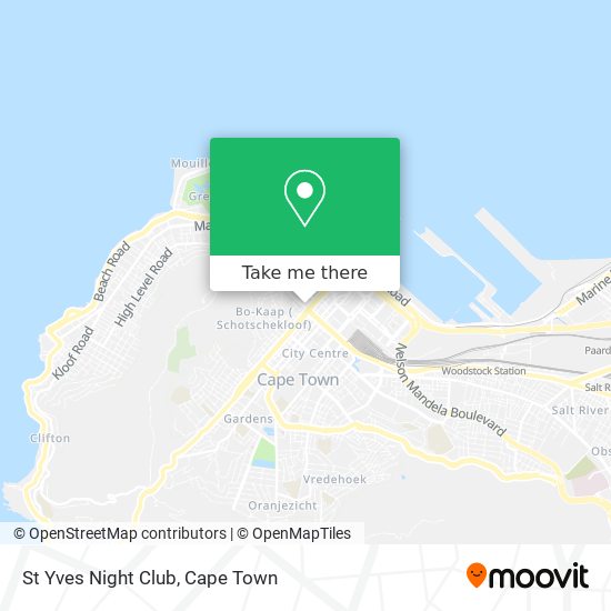 St Yves Night Club map