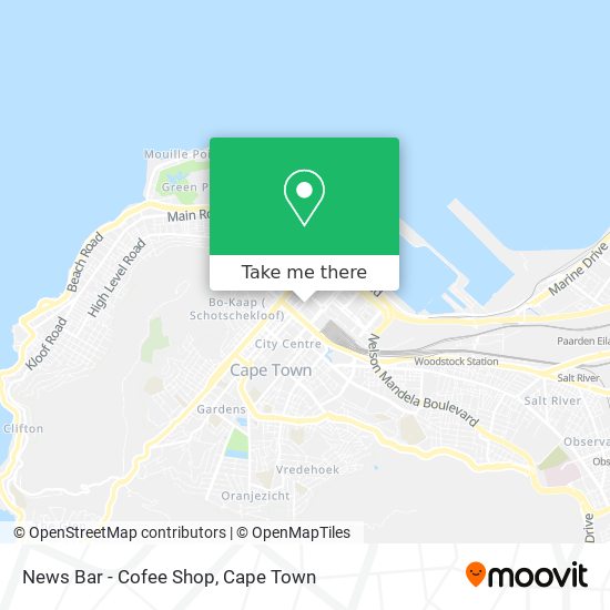 News Bar - Cofee Shop map