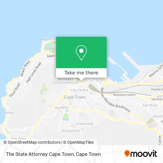 The State Attorney Cape Town map