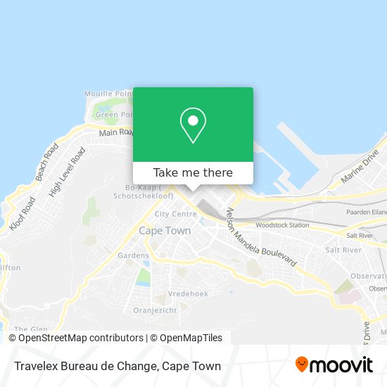 Travelex Bureau de Change map