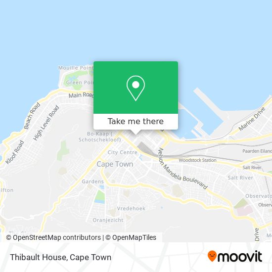 Thibault House map