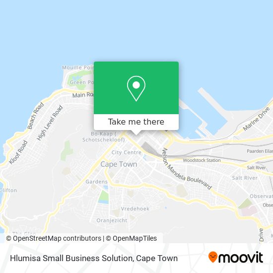 Hlumisa Small Business Solution map