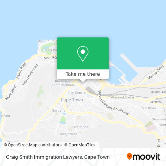 Craig Smith Immigration Lawyers map