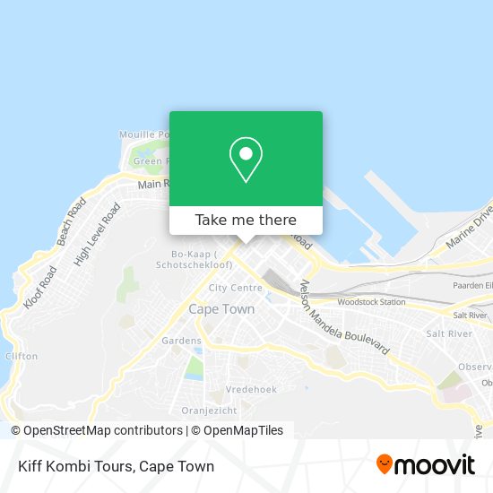 Kiff Kombi Tours map