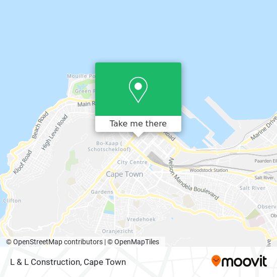 L & L Construction map