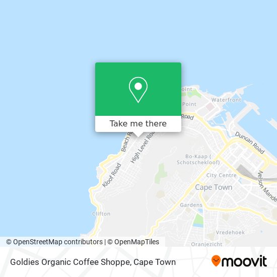 Goldies Organic Coffee Shoppe map