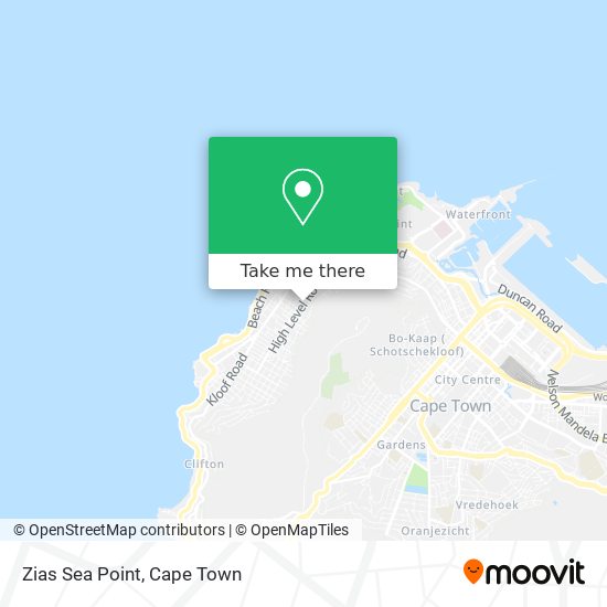 Zias Sea Point map