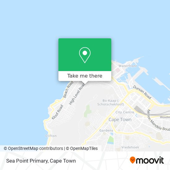 Sea Point Primary map