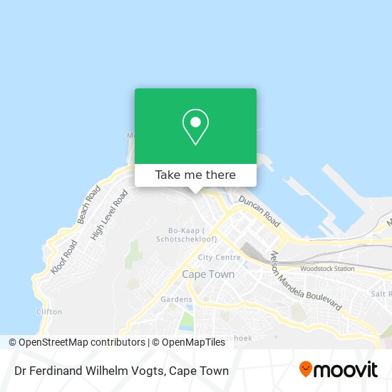Dr Ferdinand Wilhelm Vogts map
