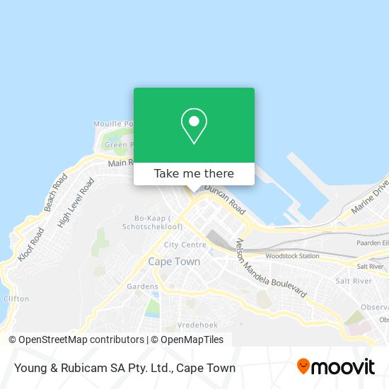 Young & Rubicam SA Pty. Ltd. map
