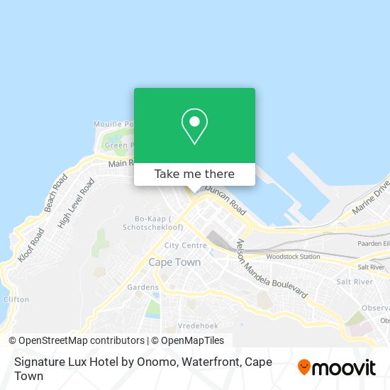 Signature Lux Hotel by Onomo, Waterfront map