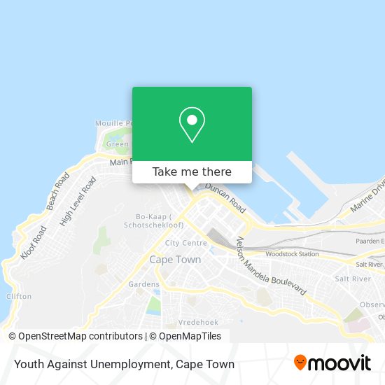 Youth Against Unemployment map