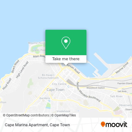 Cape Marina Apartment map