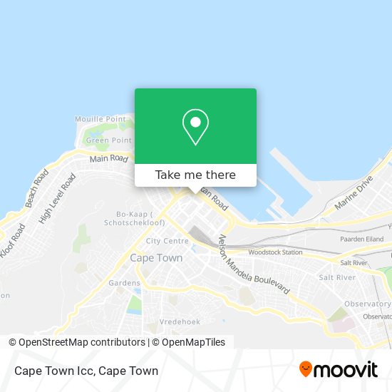 Cape Town Icc map