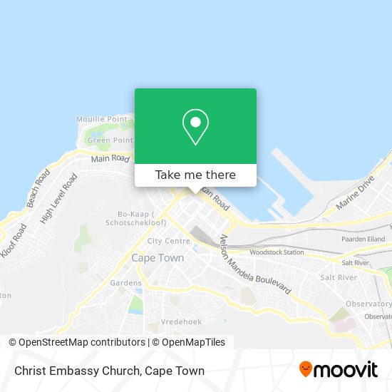 Christ Embassy Church map
