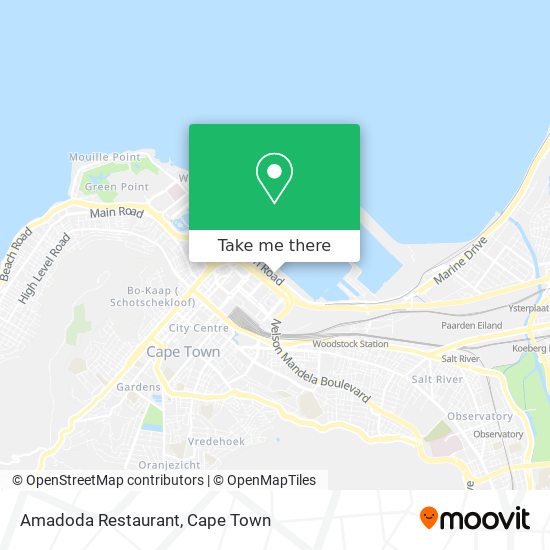 Amadoda Restaurant map