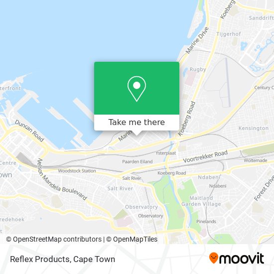 Reflex Products map