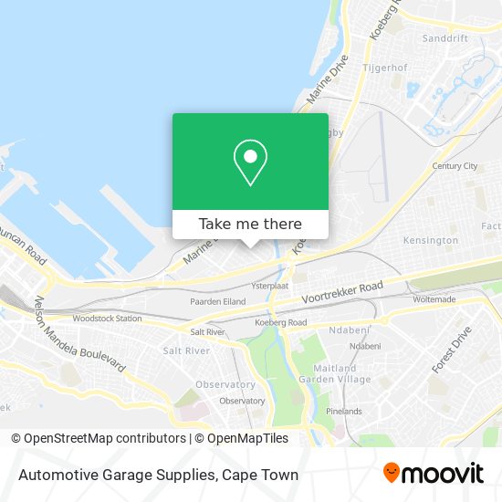 Automotive Garage Supplies map