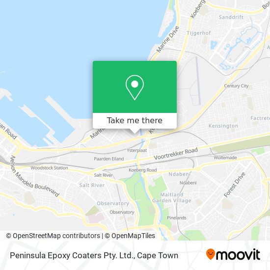 Peninsula Epoxy Coaters Pty. Ltd. map