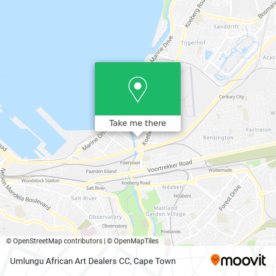 Umlungu African Art Dealers CC map