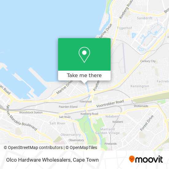 Olco Hardware Wholesalers map