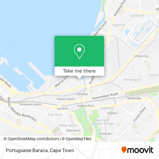 Portuguese Baraca map