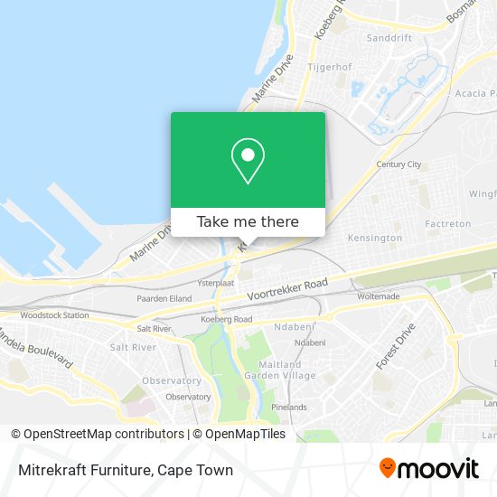 Mitrekraft Furniture map