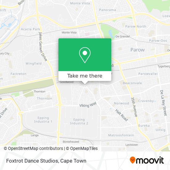 Foxtrot Dance Studios map