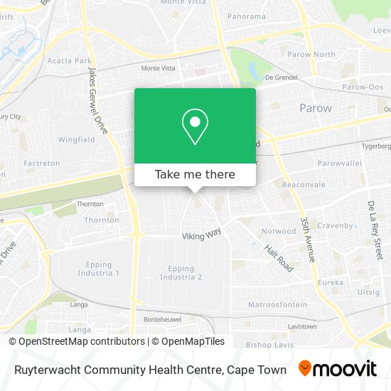 Ruyterwacht Community Health Centre map