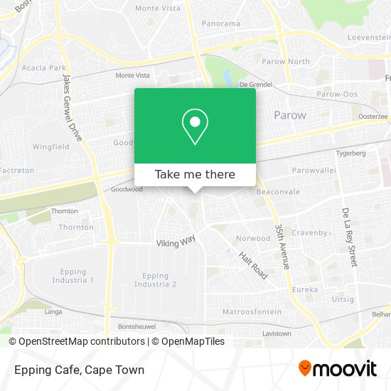 Epping Cafe map