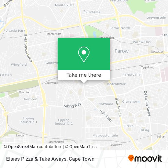 Elsies Pizza & Take Aways map