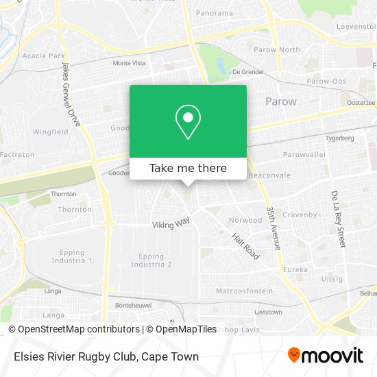 Elsies Rivier Rugby Club map